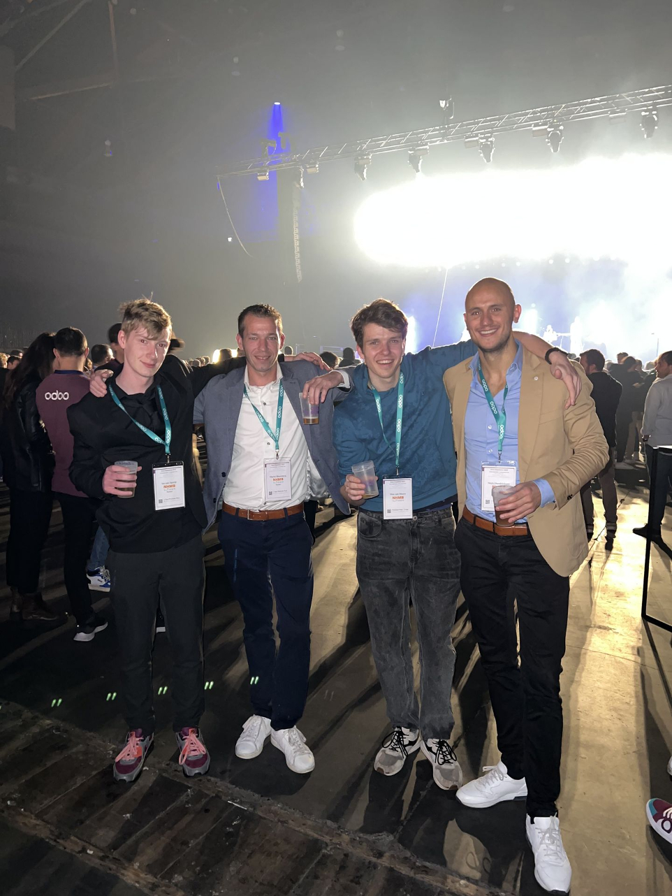 Team NHMB software bij Odoo Experience 2023